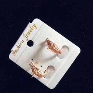 Jewelry - Rose Gold Dragon 🐉 Earrings Jewelry - Rose Gold Dragon 🐉 Earrings